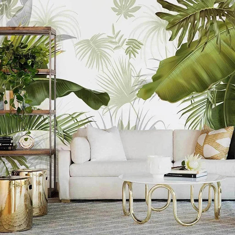 Nordic Hand Painted Tropical Leaves WKIDI003