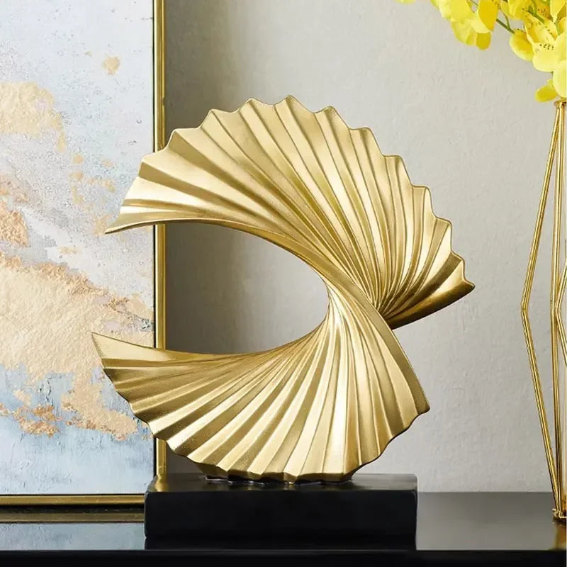Custom Metal Figurines Sculpture WKIDC001 (Gold)