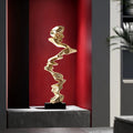 Custom Metal Figurines Sculpture WKIDC001 (Gold)